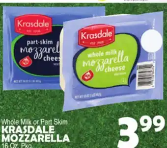 Bravo Supermarkets KRASDALE MOZZARELLA offer