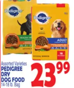 Bravo Supermarkets PEDIGREE DRY DOG FOOD offer