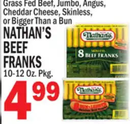 Bravo Supermarkets NATHAN'S BEEF FRANKS offer