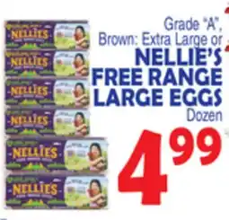Bravo Supermarkets NELLIE'S FREE RANGE LARGE EGGS offer