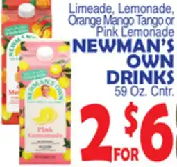 Bravo Supermarkets NEWMAN'S OWN DRINKS offer