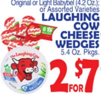 Bravo Supermarkets LAUGHING COW CHEESE WEDGES offer