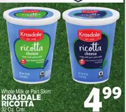 Bravo Supermarkets KRASDALE RICOTTA offer