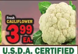 Bravo Supermarkets CAULIFLOWER offer