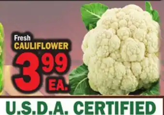 Bravo Supermarkets CAULIFLOWER offer