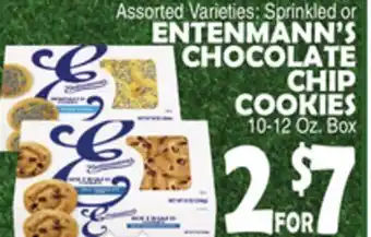 Bravo Supermarkets ENTENMANN'S CHOCOLATE CHIP COOKIES offer