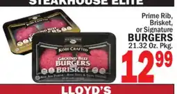 Bravo Supermarkets STEAKHOUSE ELITE BURGERS offer