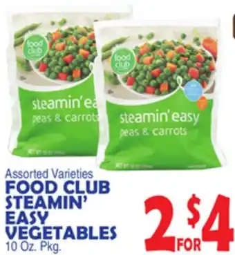 Bravo Supermarkets FOOD CLUB STEAMIN' EASY VEGETABLES offer