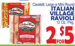 Bravo Supermarkets ITALIAN VILLAGE RAVIOLI offer