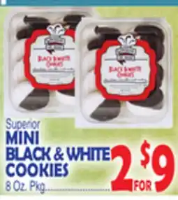 Bravo Supermarkets MINI BLACK & WHITE COOKIES offer