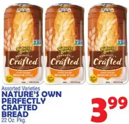 Bravo Supermarkets NATURE'S OWN PERFECTLY CRAFTED BREAD offer