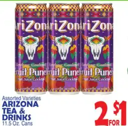 Bravo Supermarkets ARIZONA TEA & DRINKS offer