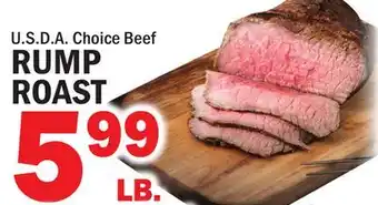 Bravo Supermarkets RUMP ROAST offer