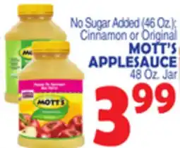 Bravo Supermarkets MOTT'S APPLESAUCE offer