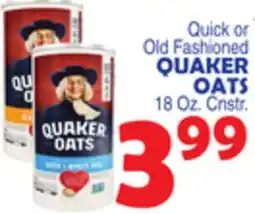 Bravo Supermarkets QUAKER OATS offer