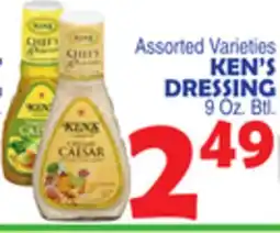 Bravo Supermarkets KEN'S DRESSING offer