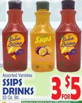 Bravo Supermarkets SSIPS DRINKS offer