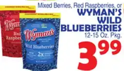 Bravo Supermarkets WYMAN'S WILD BLUEBERRIES offer