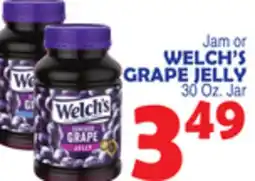 Bravo Supermarkets WELCH'S GRAPE JELLY offer