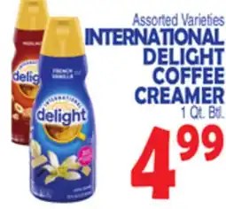 Bravo Supermarkets INTERNATIONAL DELIGHT COFFEE CREAMER offer