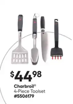 Lowe's Charbroil 4-Piece Toolset offer
