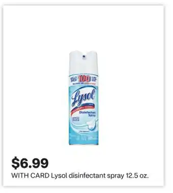 CVS Lysol disinfectant spray offer