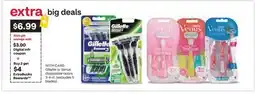 CVS Gillette or Venus disposable razors 3-4 ct. (excludes 5 blades) offer