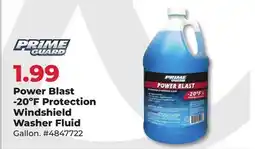 Runnings Prime Guard Power Blast-20ΒΊF Protection Windshield Washer Fluid offer