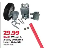 Runnings Wheel & 2-Way Lockable Latch Gate Kit offer