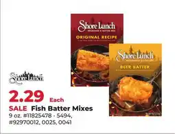 Runnings Shore Lunch Fish Batter Mixes offer