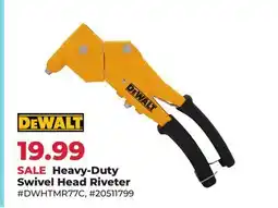 Runnings Dewalt Heavy-Duty Swivel Head Riveter offer