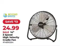 Runnings 14 3 Speed High Velocity Cradle Fan offer