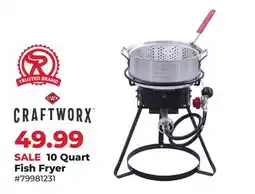 Runnings CraftWorx 10 Quart Fish Fryer offer