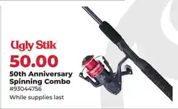 Runnings Ugly Stik 50th Anniversary Spinning Combo offer