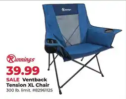 Runnings Runnings Ventback Tension XL Chair offer