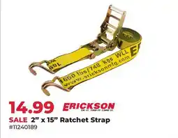 Runnings Erickson 2 x 15 Ratchet Strap offer