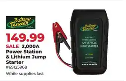 Runnings Battery Tender 2,000A Power Station & Lithium Jump Starter offer