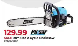 Runnings Pulsar 20 51cc 2 Cycle Chainsaw offer