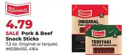 Runnings Klements Pork & Beef Snack Sticks offer