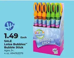 Runnings Lotsa Bubbles Bubble Stick offer