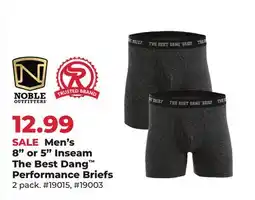 Runnings NOBLE OUTFITTERS Men's 8 or 5 Inseam The Best Dang Performance Briefs offer