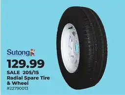 Runnings Sutong 205/15 Radial Spare Tire & Wheel offer