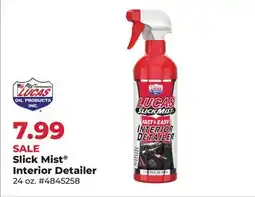 Runnings Lucas Slick Mist Interior Detailer offer
