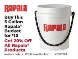 Runnings Rapala Bucket offer