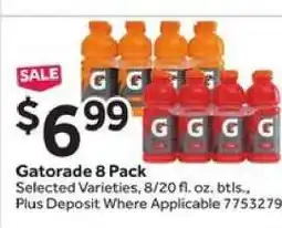 Stop&Shop Gatorade 8-Pack offer