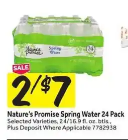 Stop&Shop Nature's Promise Spring Water 24 Pack offer