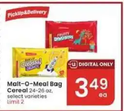 Albertsons Malt O Meal Bag Cereal offer