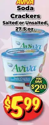 Western Beef AVIVA Soda Crackers offer
