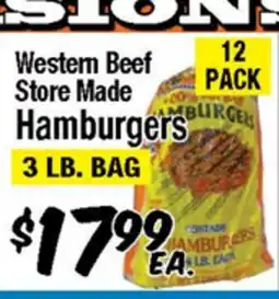Western Beef Western Beef Store Made Hamburgers offer