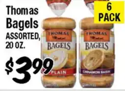 Western Beef Thomas Bagels offer